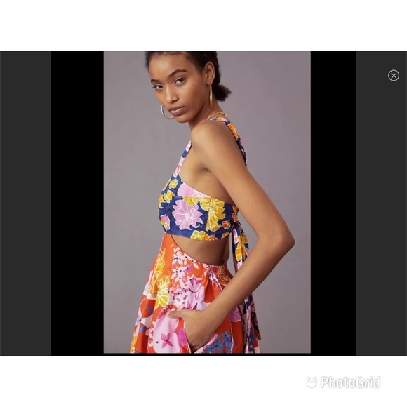 Anthropologie, Maeve, Bow-Back Midi Dress - NWT - Picture 3 of 10